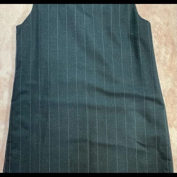 EUC Cynthia Cynthia Steffe Pinstripe Kangaroo Pocket Dress - Picture 9 of 10